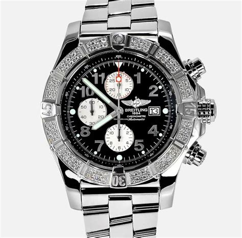 breitling a13370 chronographe 1884|breitling a13370 diamond bezel.